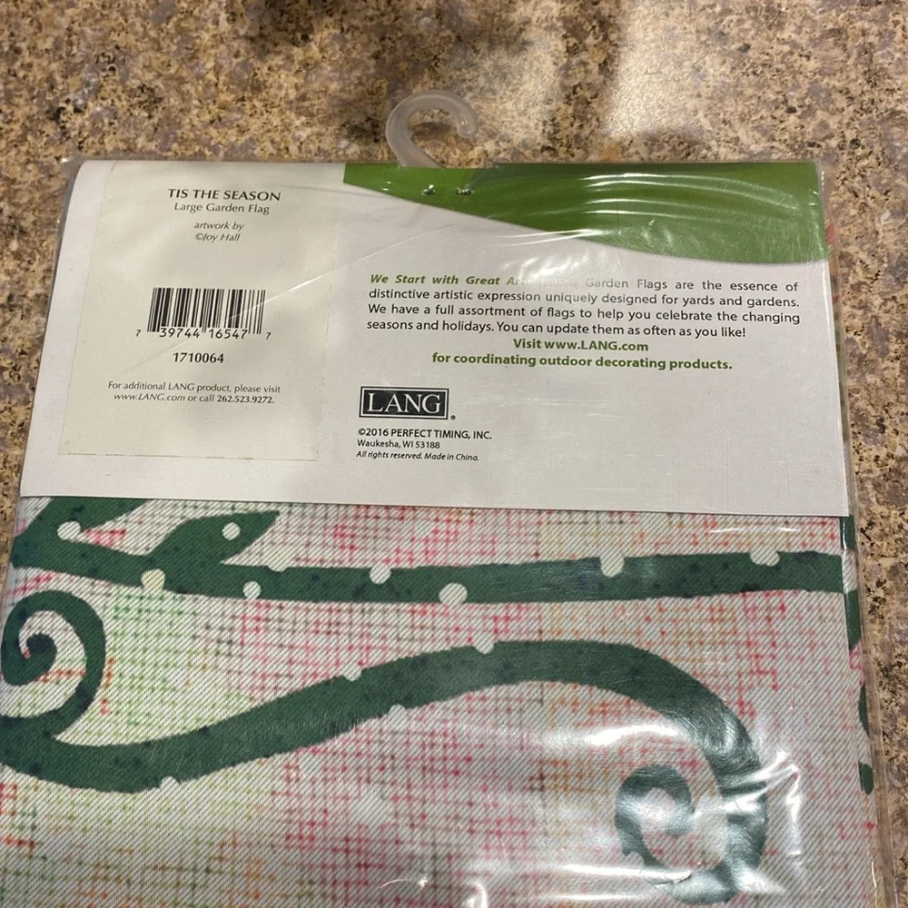 3 NIP Lang Christmas Holiday Garden Flags Premium 28” x 40” Noel Merry & Bright - Picture 8 of 11